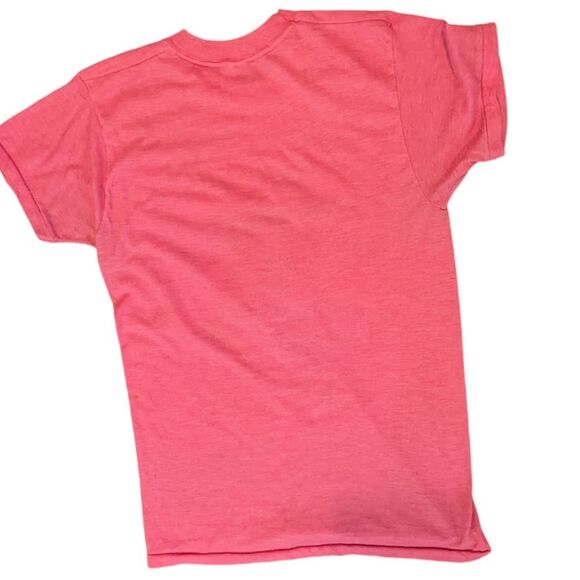 Vintage Single stitch Rolling Stones 1975 Tour of the Americas pink Tee Rare - Picture 6 of 7